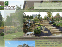 Tablet Screenshot of landscapesbymichelle.com